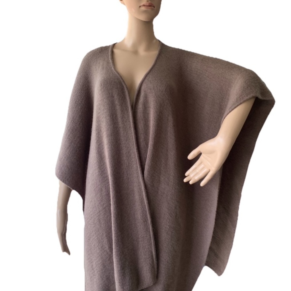 The Winding Road Knitted Duster Wool and Alpaca Blend One Sz Made in Peru
